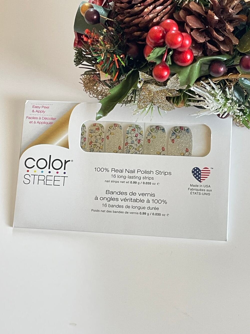 Sealed Color Street Holiday De-Light Nail Strips Christmas